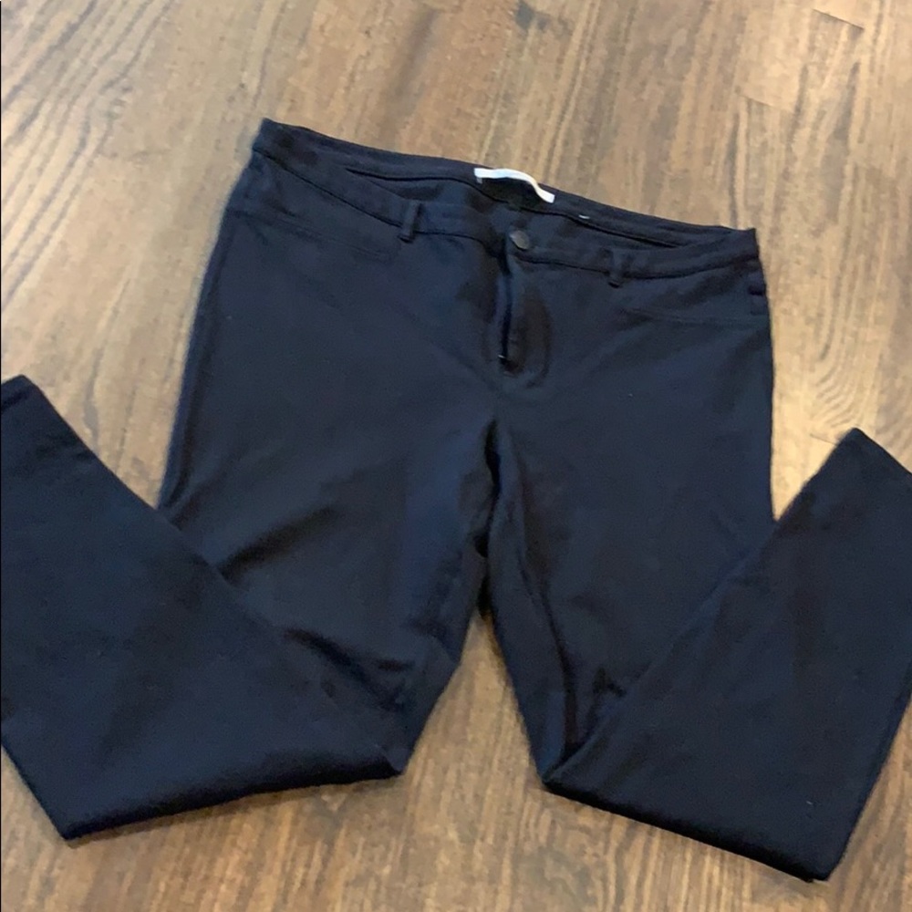 Womens Lauren Conrad skinny black pants sz XL